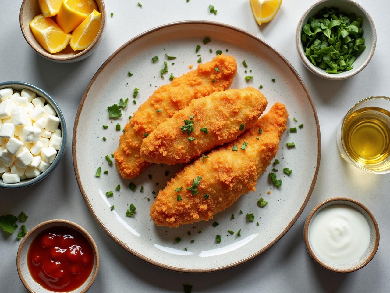 Ingredients for Beer Battered Fish for Beer Battered Fish Recipe Bobby Flay
