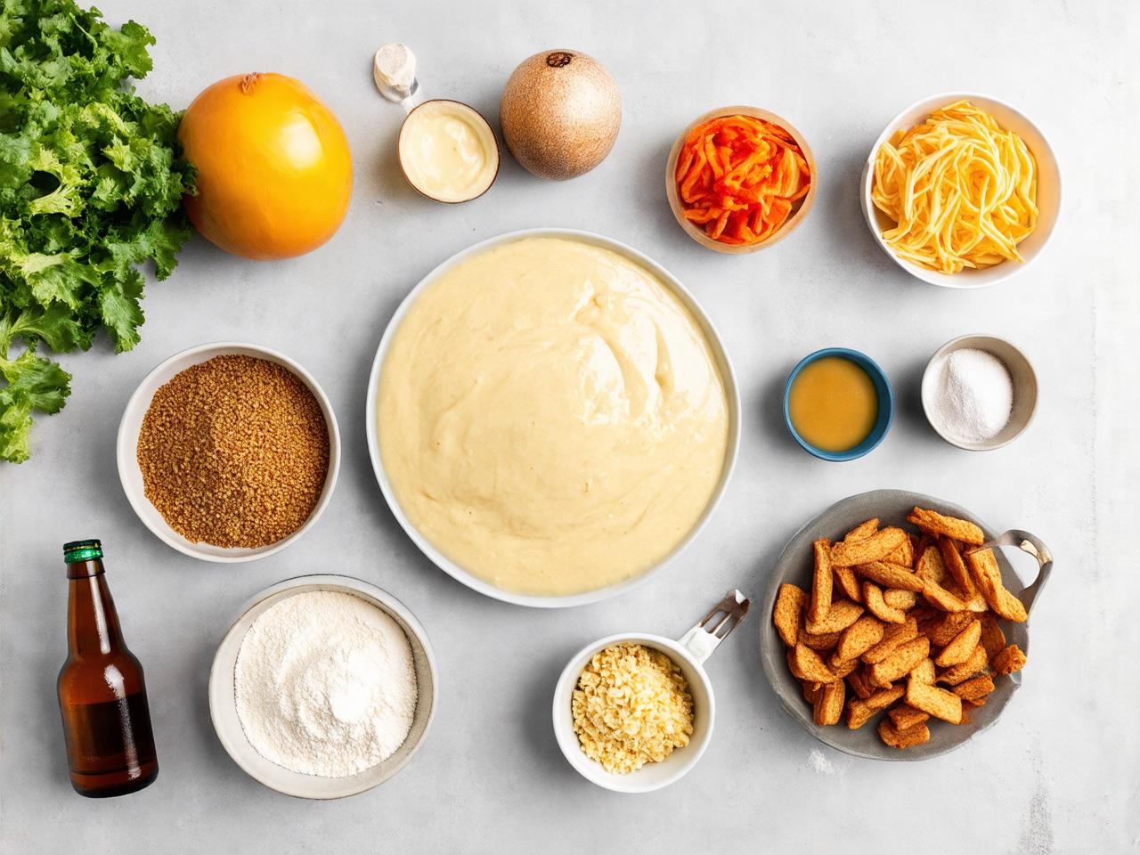 Gather Your Ingredients for Bisquick Beer Batter Recipe