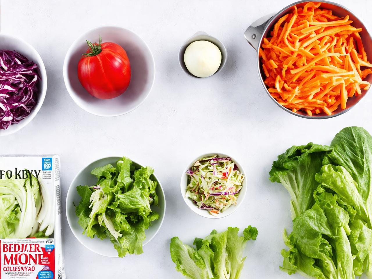 Ingredients for Bobby Flay Coleslaw Recipe for Bobby Flay Coleslaw Recipe