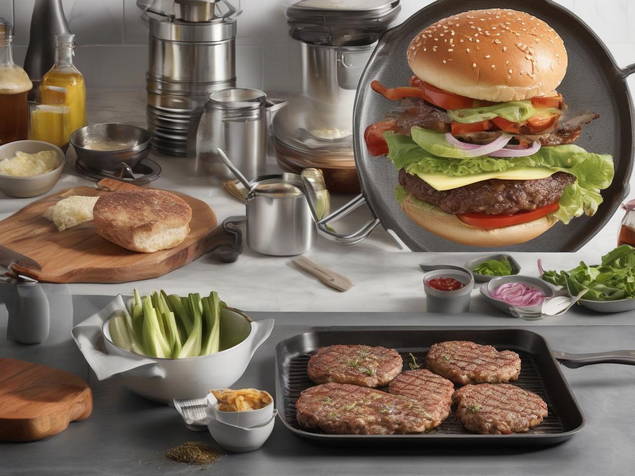 Step-by-Step Instructions for Bobby Flay's Louisiana Burger Recipe for Bobby Flay Louisiana Burger Recipe