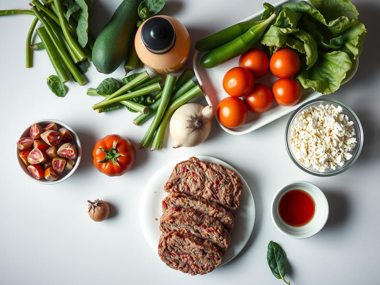 Ingredients for Bobby Flay's Meatloaf Recipe for Bobby Flay Meatloaf Recipe