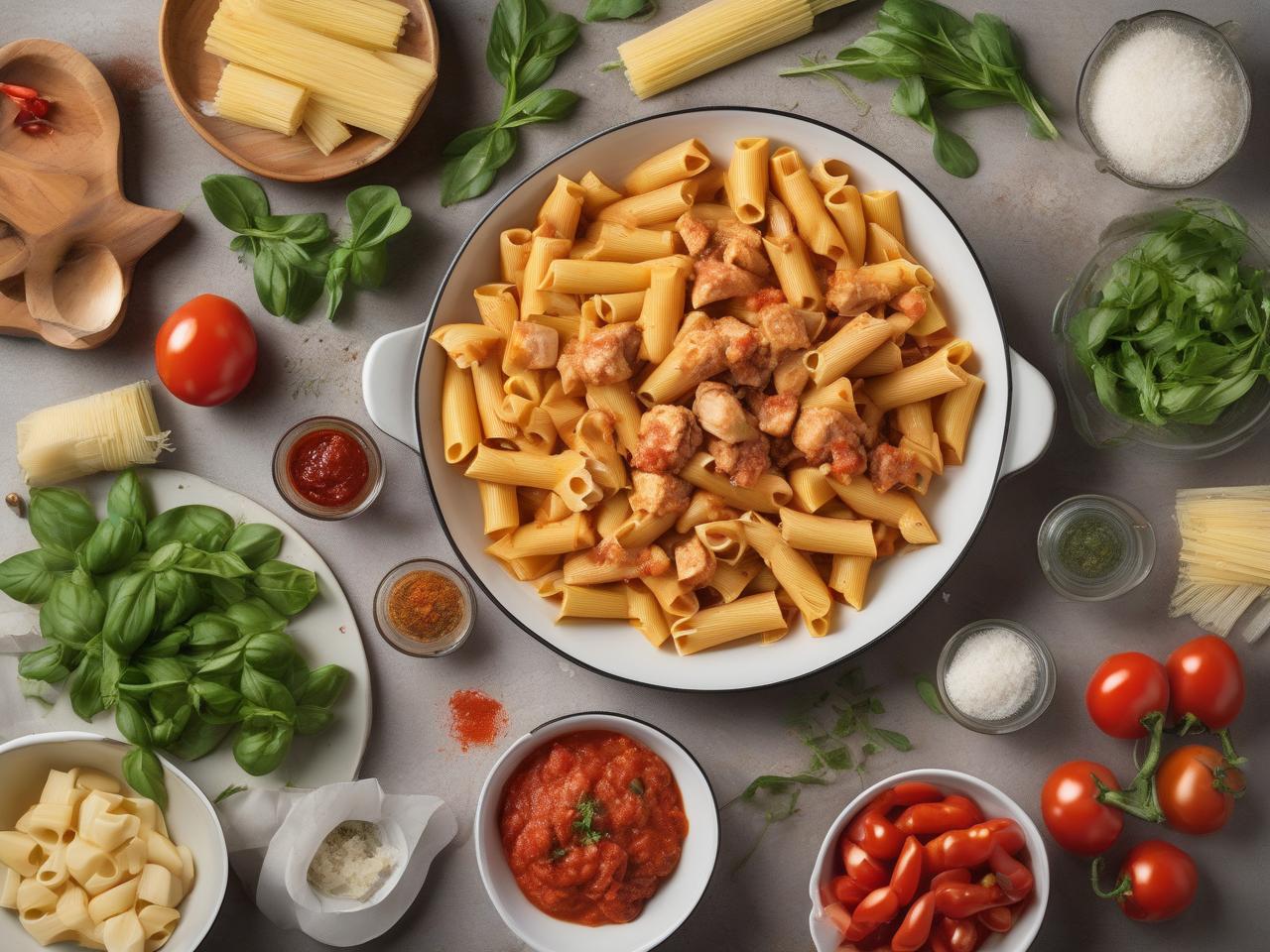 Ingredient Substitutions for Buca Di Beppo Spicy Chicken Rigatoni Recipe