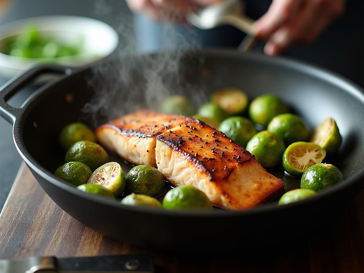 Instructions: Step-by-Step to Crispy Perfection for California Fish Grill Brussel Sprouts Recipe