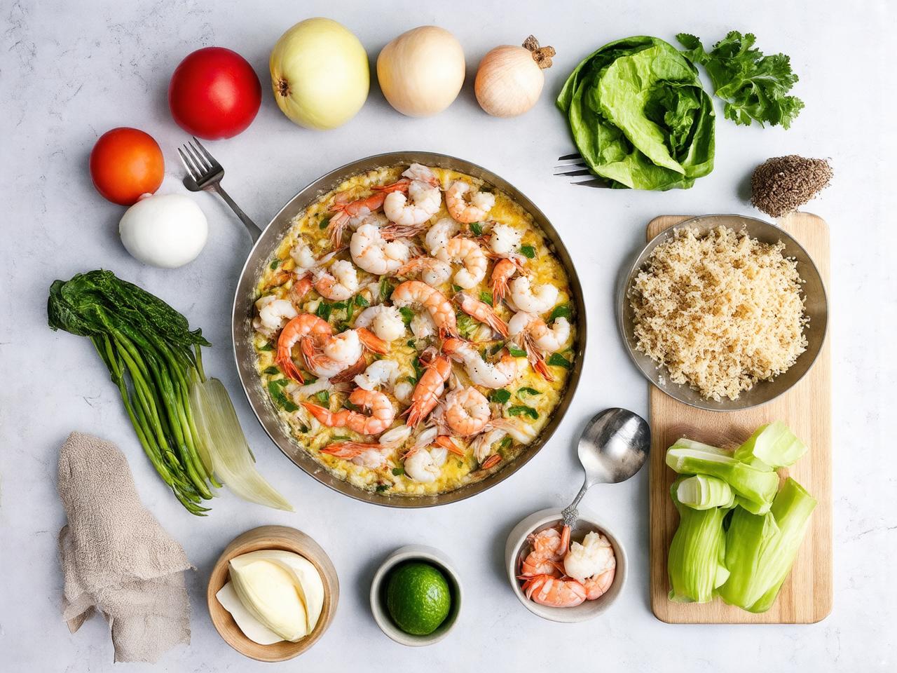 Gather Your Ingredients for Captain George’s Seafood Casserole Recipe