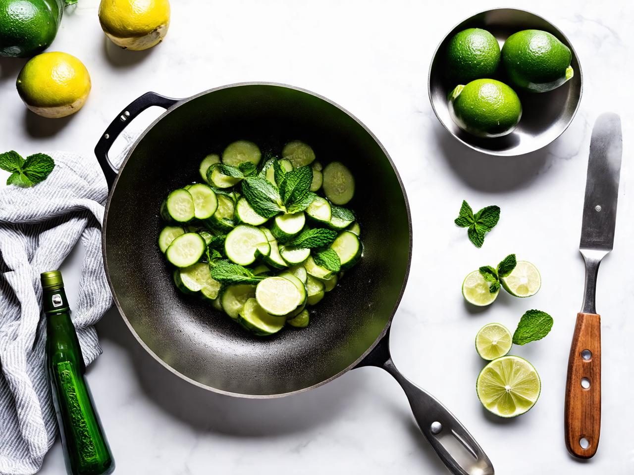 Step-by-Step Instructions for Cava Cucumber Mint Lime Recipe