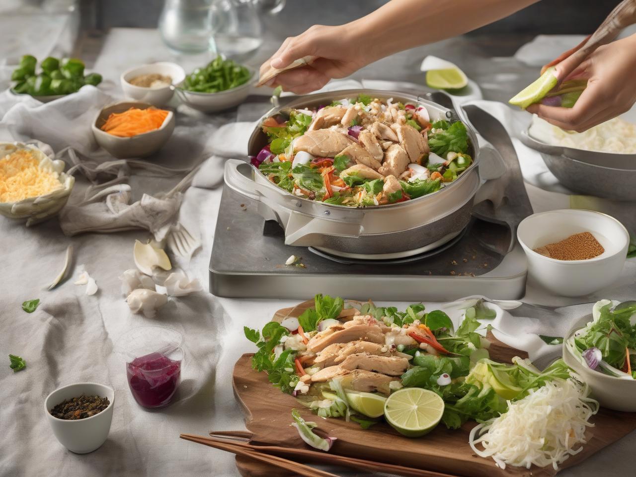 Instructions for Making Cheesecake Factory Thai Chicken Salad for Cheesecake Factory Thai Chicken Salad Recipe