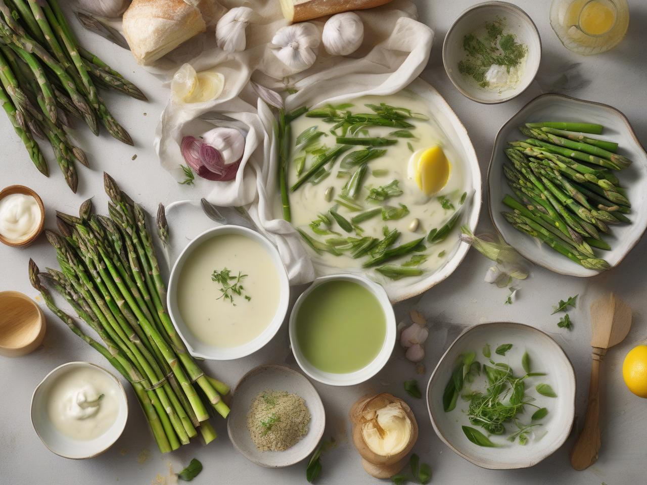 Ingredients for Cream of Asparagus Soup for Cream of Asparagus Soup Barefoot Contessa