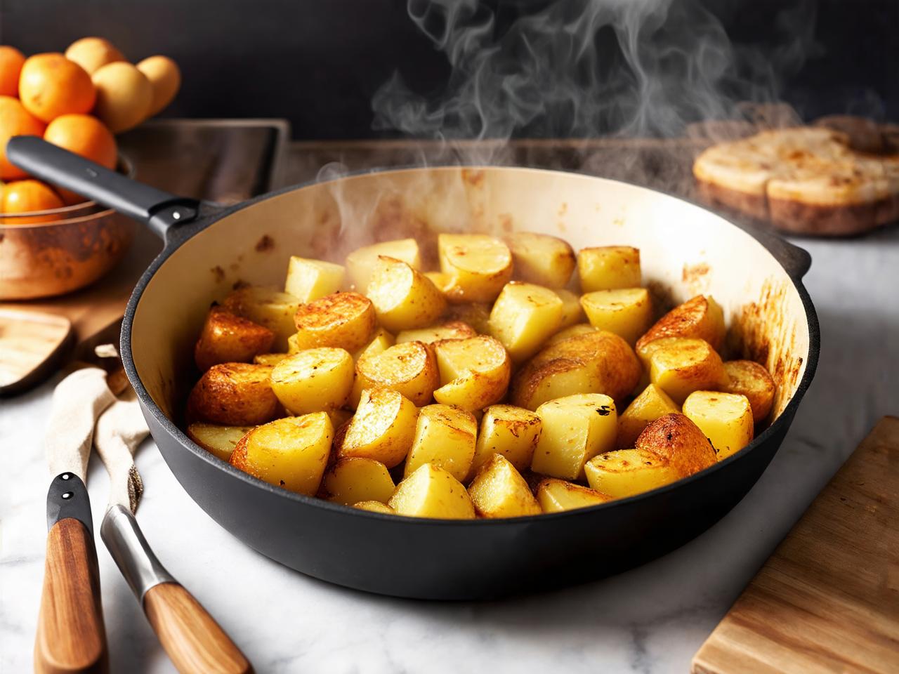 Step-by-Step Instructions for Crispy Potato Cubes Recipe