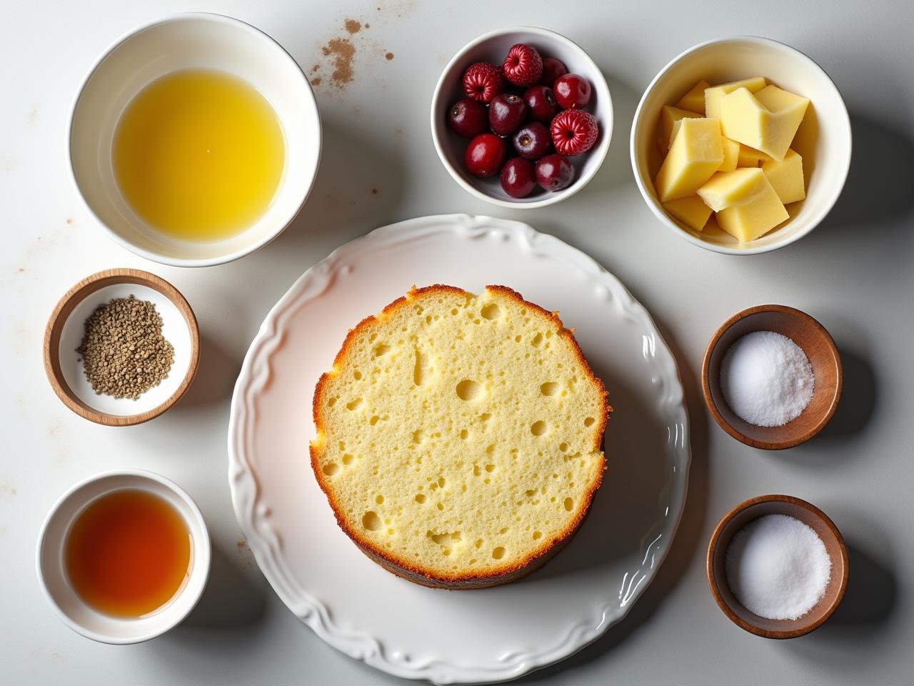 Ingredients for Hennessy Pound Cake for Hennessy Pound Cake Recipe