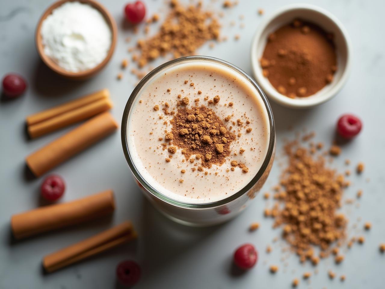 Gather Your Ingredients for Herbalife Snickers Shake Recipe