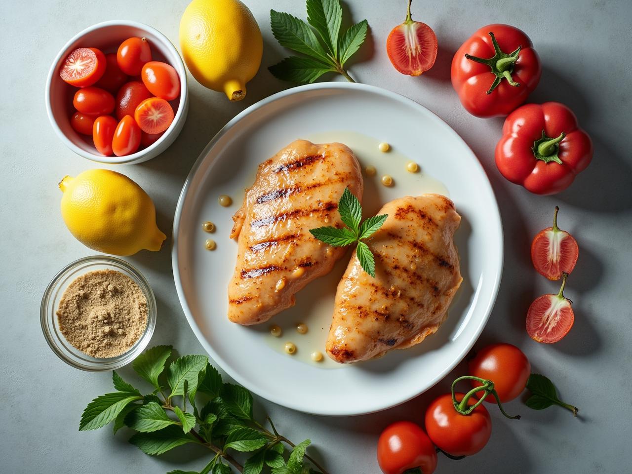 Ingredients Needed for Stovetop Grilled Chicken Breast for How to Grill Chicken Breast on Stove
