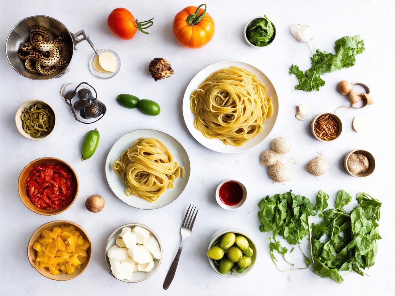 Ingredients for J Alexander's Rattlesnake Pasta for J Alexander’s Rattlesnake Pasta Recipe