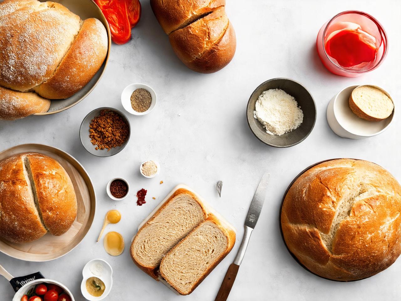 Gathering Your Ingredients for Jimmy Johns Bread Recipe