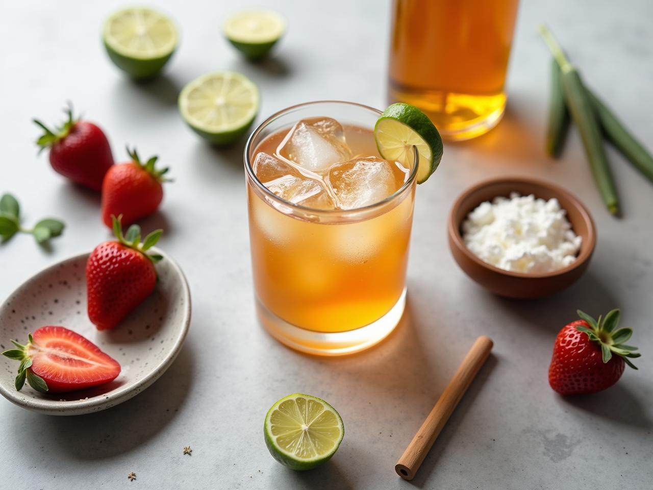 Gather Your Ingredients for Kentucky Bourbon Slush Recipe