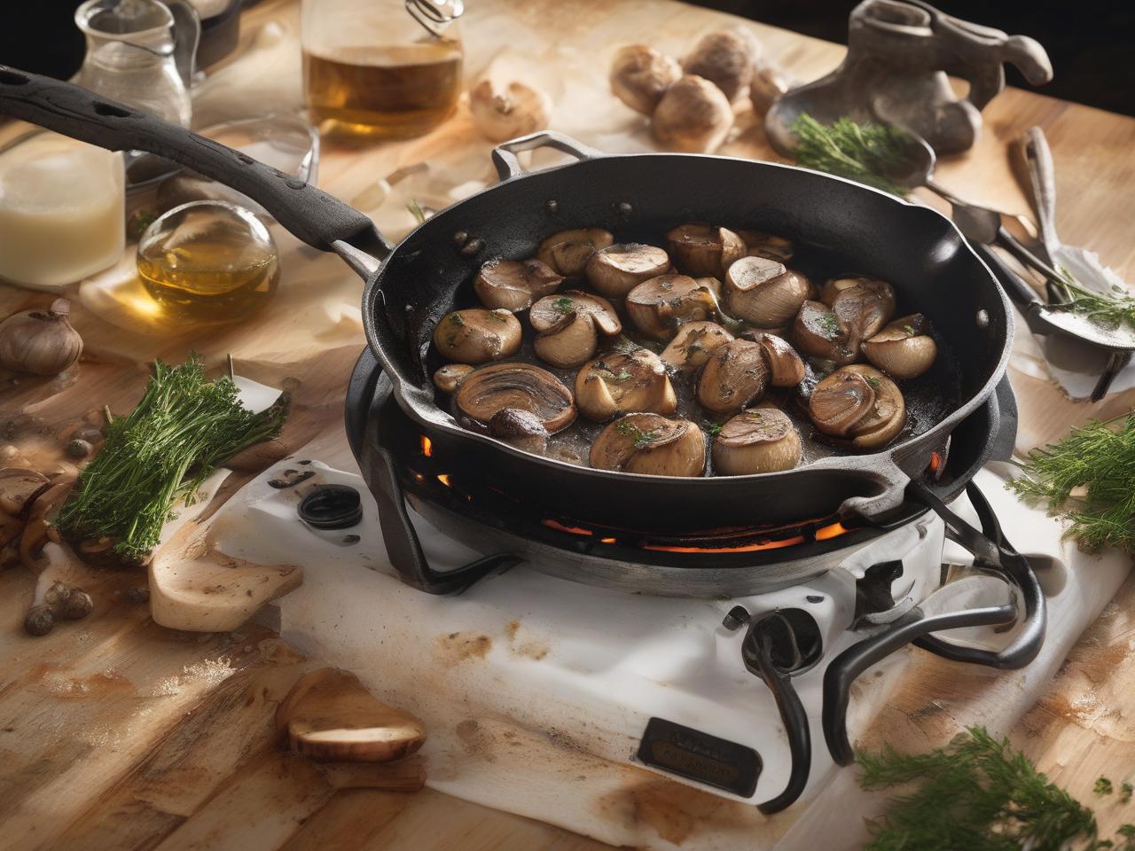 Step-by-Step Instructions for Sauteed Mushrooms for Longhorn Steakhouse Sauteed Mushroom Recipe