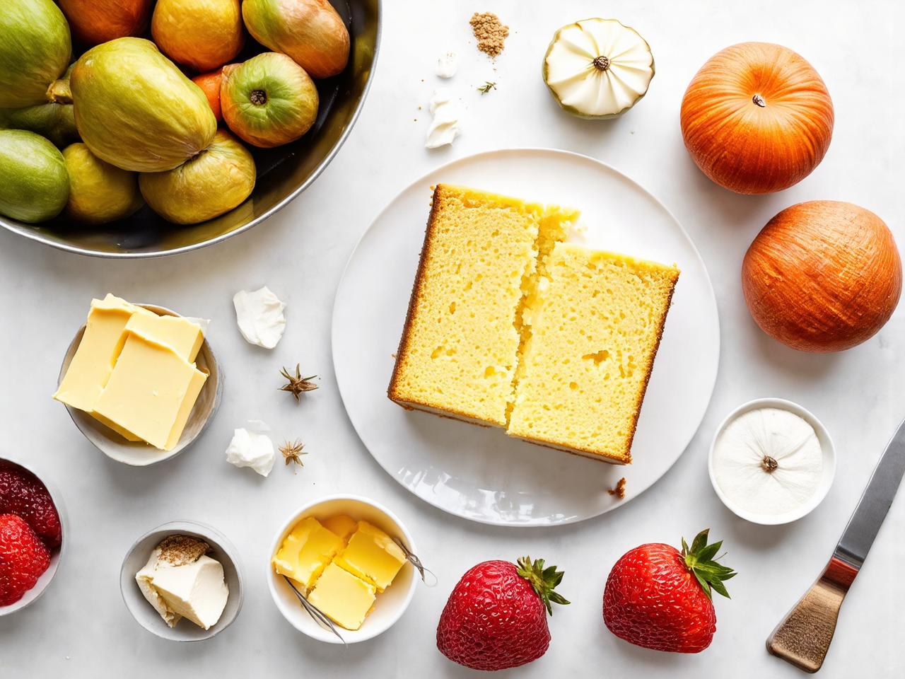 Ingredients for Maggiano's Gigi Butter Cake for Maggiano’s Gigi Butter Cake Recipe