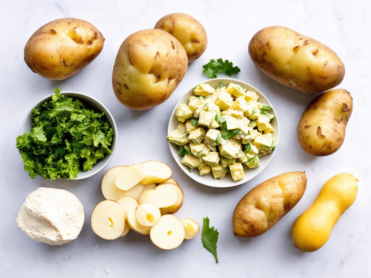 Gathering Your Ingredients for Mark’s Feed Store Potato Salad Recipe