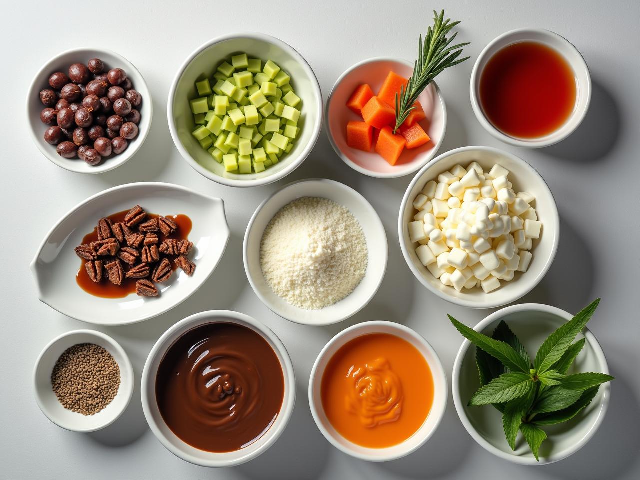 Mini Choco Flan Ingredients for Mini Choco Flan Recipe