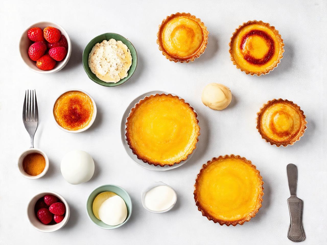 Ingredients for Mini Flans for Mini Flans Recipe