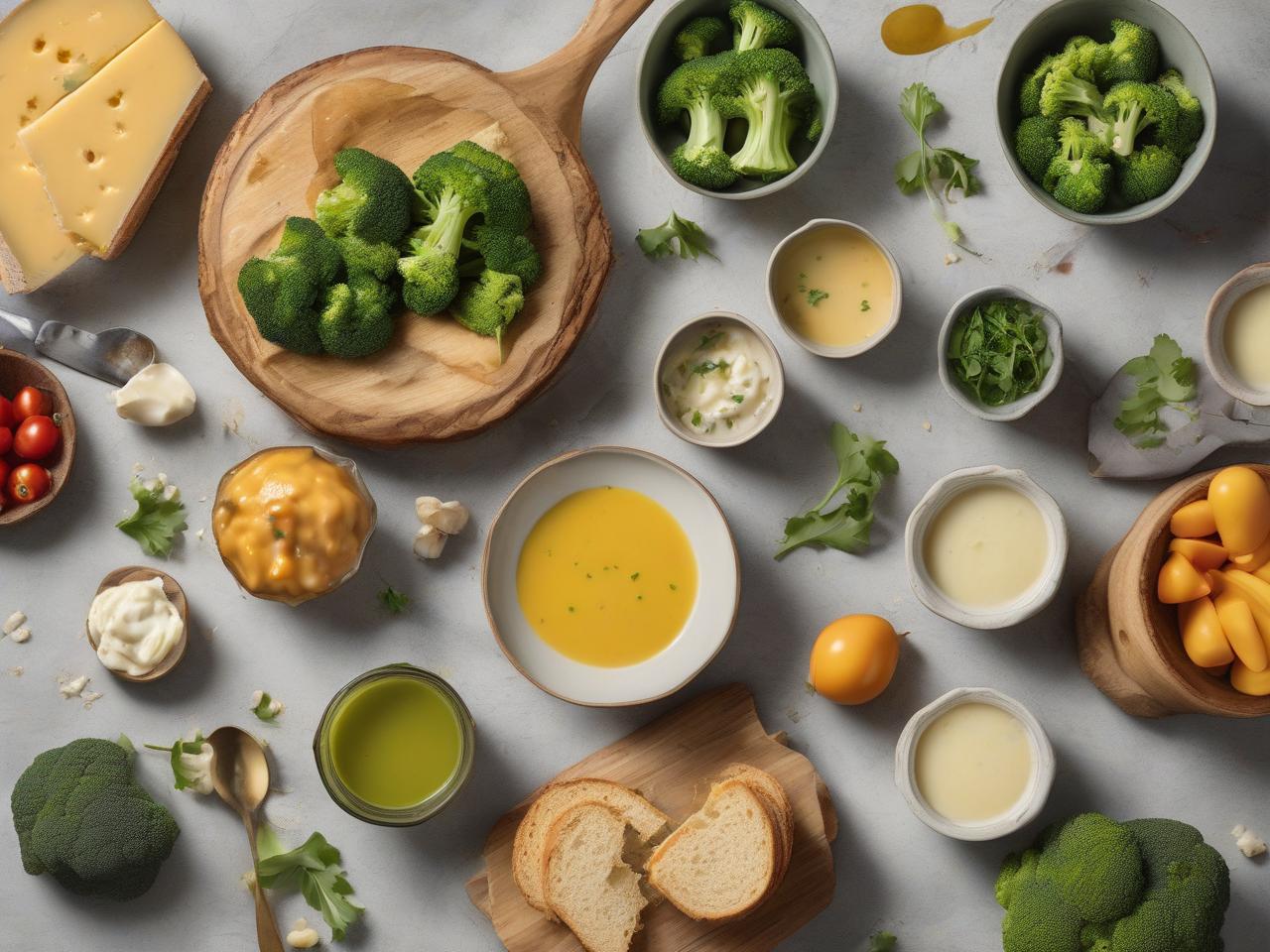 Ingredients for Panera Bread Broccoli Cheddar Soup for Panera Bread Broccoli Cheddar Soup Recipe