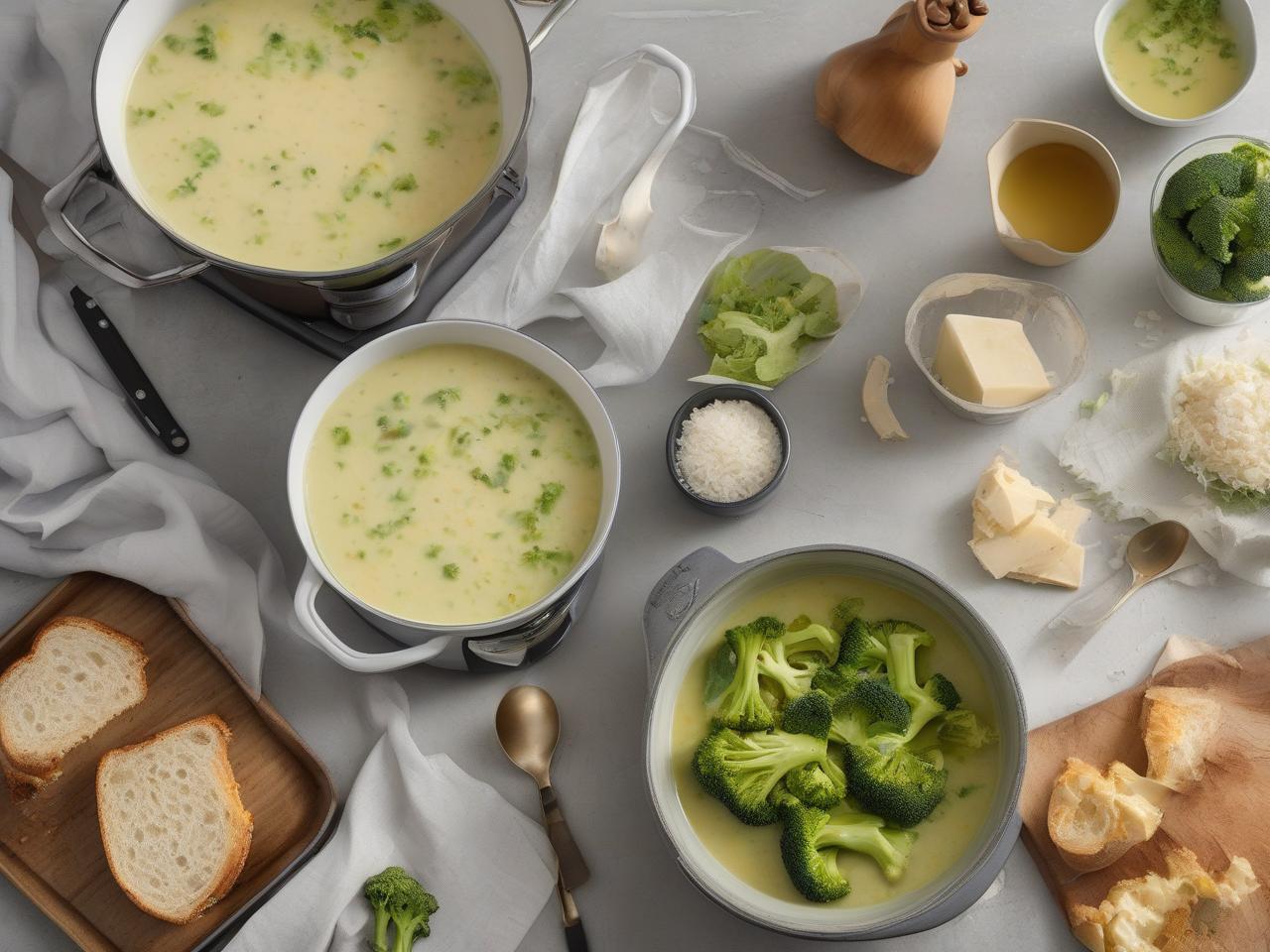 Instructions for Making Panera Bread Broccoli Cheddar Soup for Panera Bread Broccoli Cheddar Soup Recipe