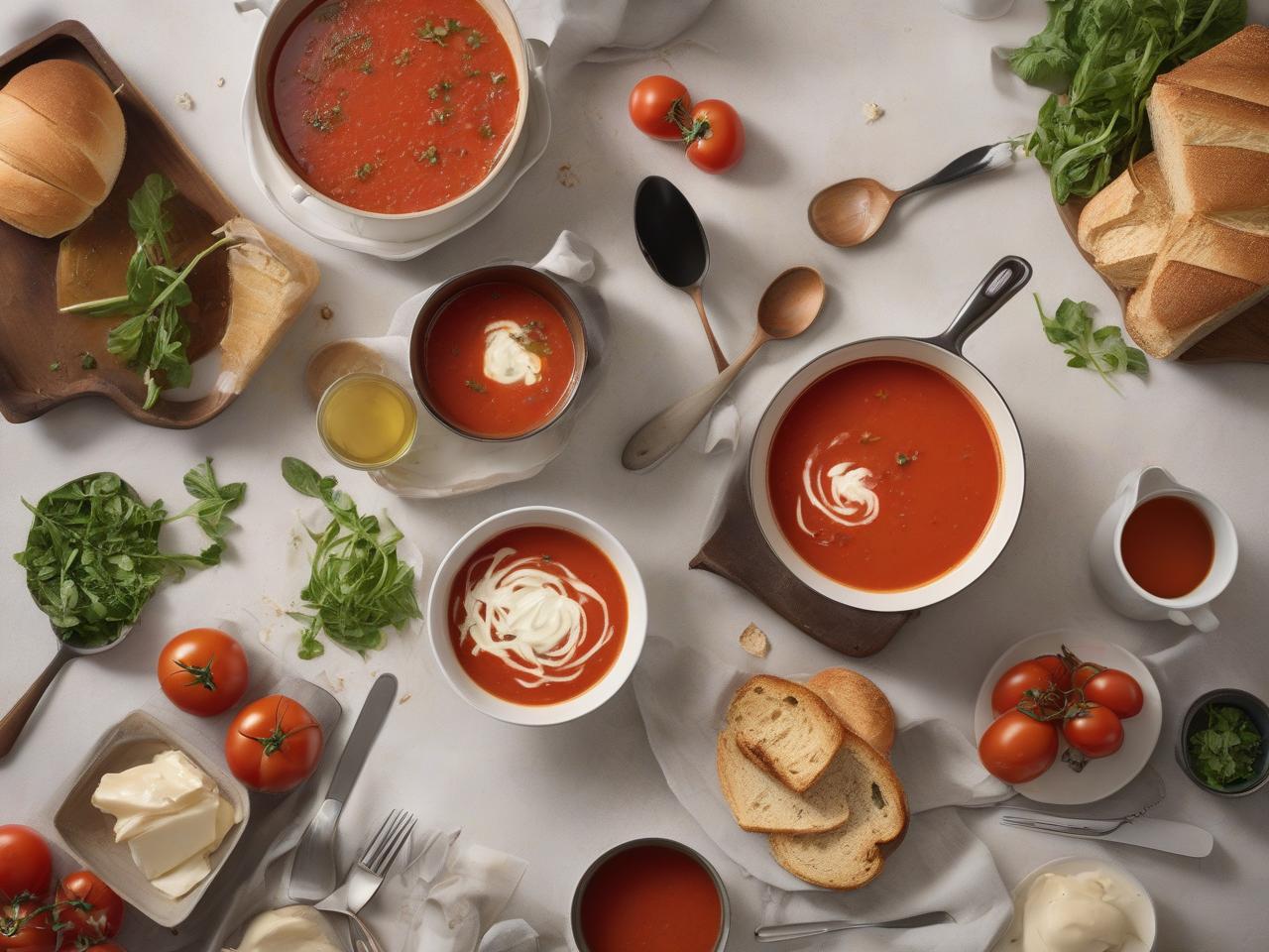 Step-by-Step Instructions for Panera Bread Tomato Soup for Panera Bread Tomato Soup Recipe