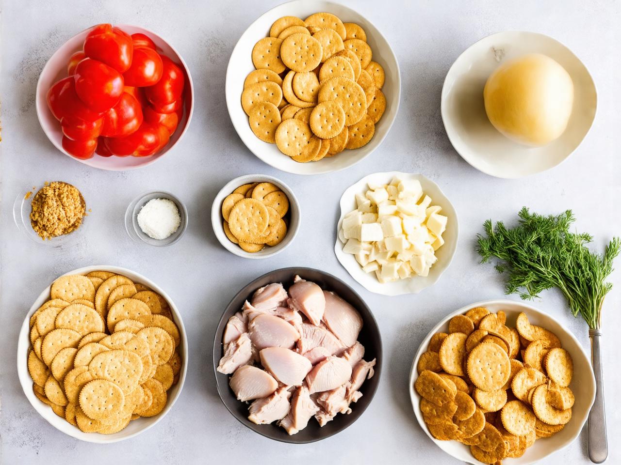 Gather Your Ingredients: The Essential Components of Paula Deen's Chicken Casserole for Paula Deen Chicken Casserole with Ritz Crackers