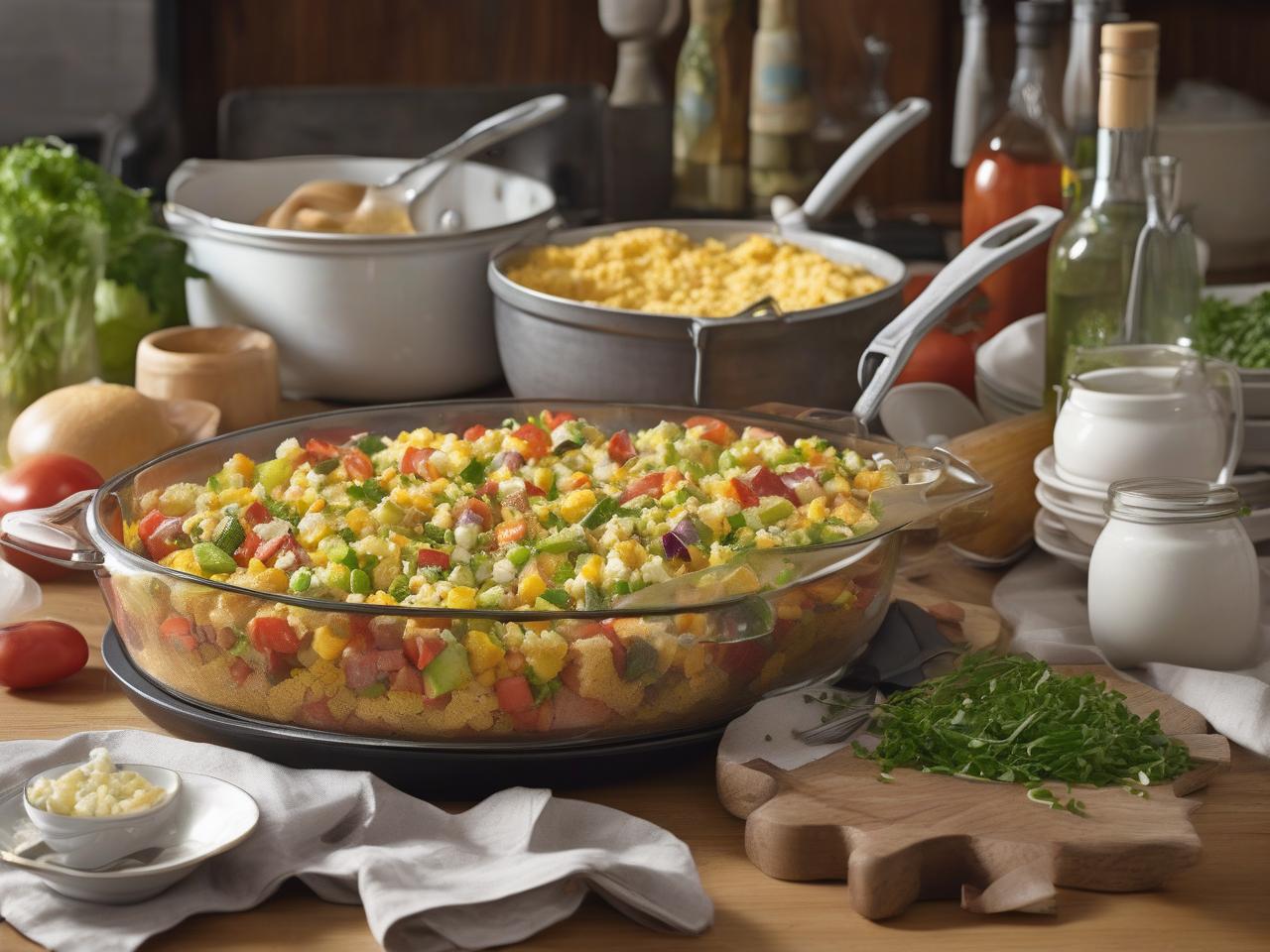 Step-by-Step Instructions for Paula Deen's Cornbread Salad for Paula Deen Cornbread Salad Recipe