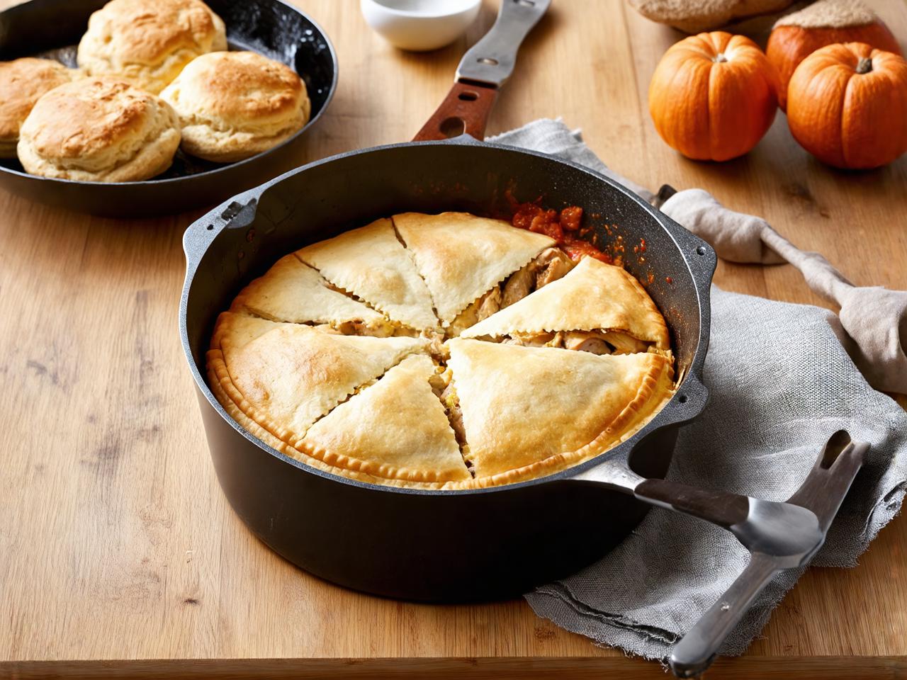 Step-by-Step Instructions for Chicken Pot Pie for Pioneer Woman Chicken Pot Pie with Biscuits