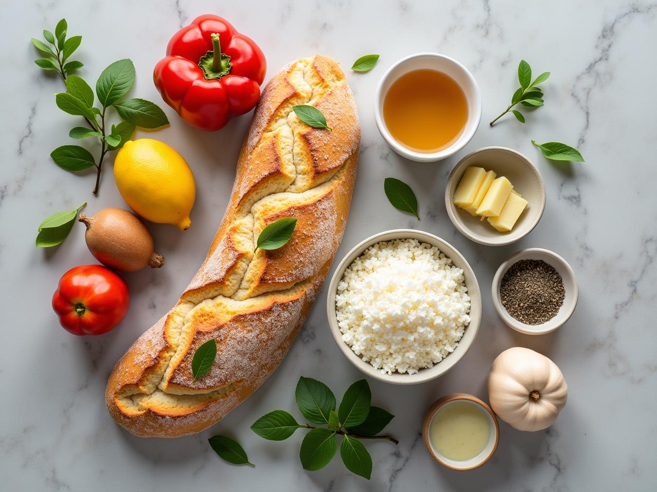 Ingredients for Soft Fluffy French Bread for Soft Fluffy French Bread Recipe
