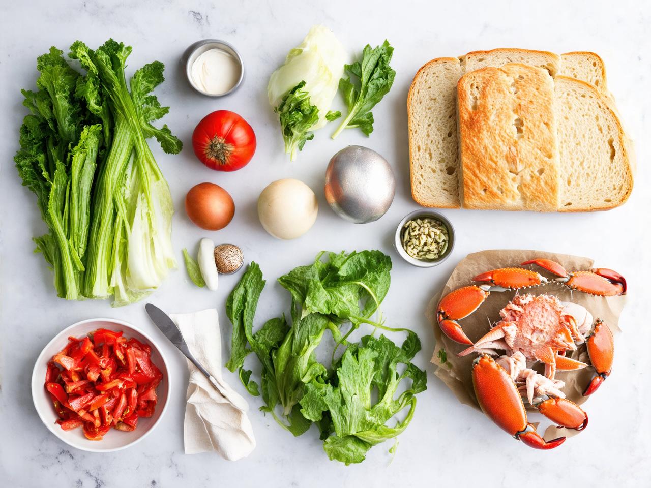 Gathering Your Treasures: Ingredients for Storming Crab Seafood Bread for Storming Crab Seafood Bread Recipe