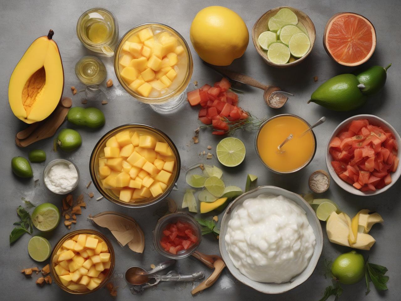 Gather Your Ingredients for Texas Roadhouse Mango Margarita Recipe