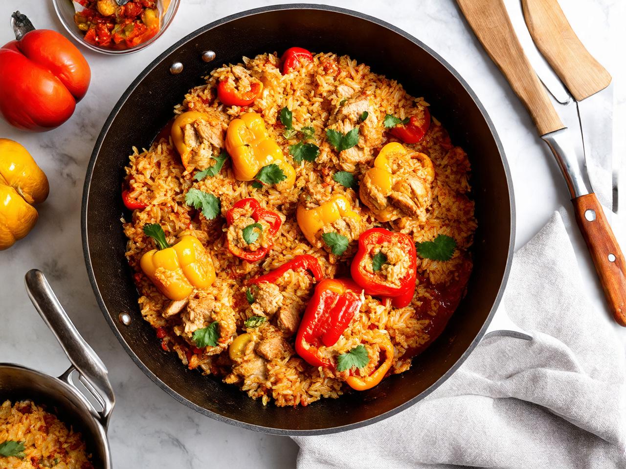 Step-by-Step Instructions: Crafting Your Stuffed Pepper Masterpiece for Turkey Stuffed Peppers with Rice and Tomato Sauce